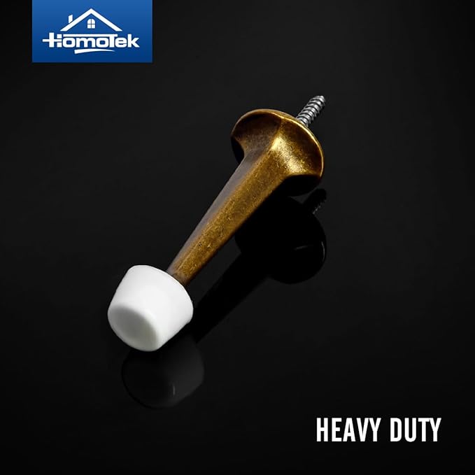 HOMOTEK 8 Pack Heavy Duty Solid Rigid Door Stop - Image 2