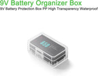 Heyiarbeit Battery Organizer Box PP Battery Storage Case Battery Holder Storage - Image 3