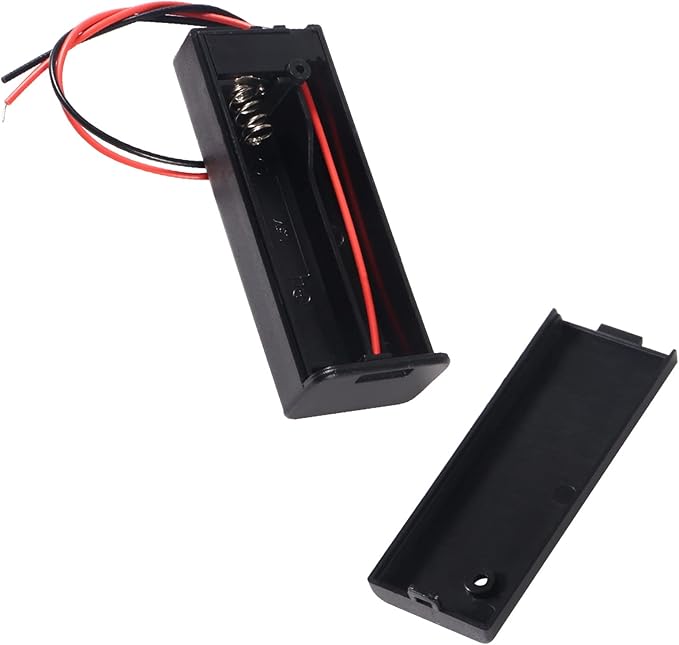 8Pcs 1 Slots 1.5V AA Battery Case Holder 1 x 1.5V AA Battery Spring Clip - Image 2