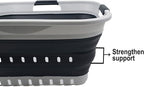 SAMMART 30L Collapsible 3 Handled Plastic Laundry Basket - Image 8