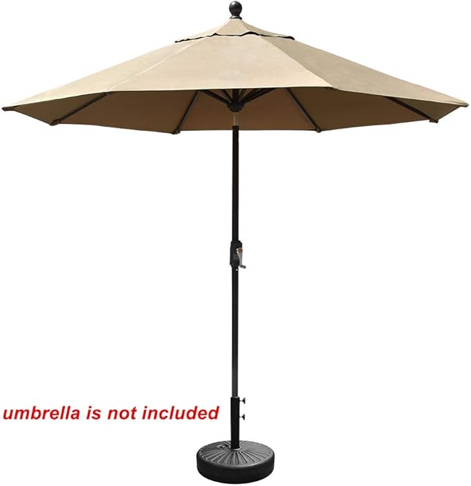 EliteShade Umbrella Base Water Filled Stand Market Patio Outdoor Heavy Duty Umbrella Holder(Black) - Image 7