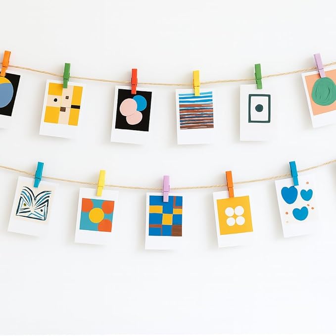 KINGLAKE Colored Clothes Pins Wooden - Image 6