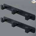 Coat Rack, Heavy Duty Stainless Steel 3 Tri Coat Hook Hanger, Wall Mounted Wall by Vanloory