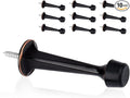 10 Pack Solid Rigid Door Stops by KOVOSCH