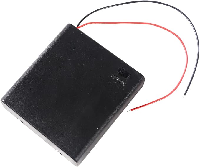 4Pcs 4 Slots 1.5V AA Battery Case Holder 4 x 1.5V AA Battery Spring Clip - Image 5