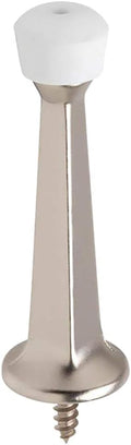 Liberty Premium Doorstop Metal Solid Rigid Door Stop Brushed 3" by Litepak