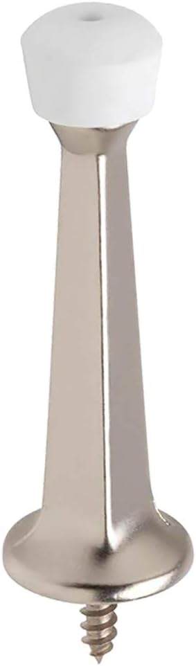 Liberty Premium Door Stoppers Metal Solid Rigid Door Stop Brushed 3" - Image 2