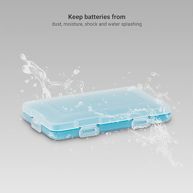 JJC Silicone CR2 Battery Case Holder Organizer, PP Battery Storage Box - Image 4