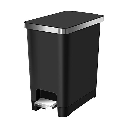 EKO | 10L Bathroom or Kitchen Waste Bin | Compact Trash Can by EKO
