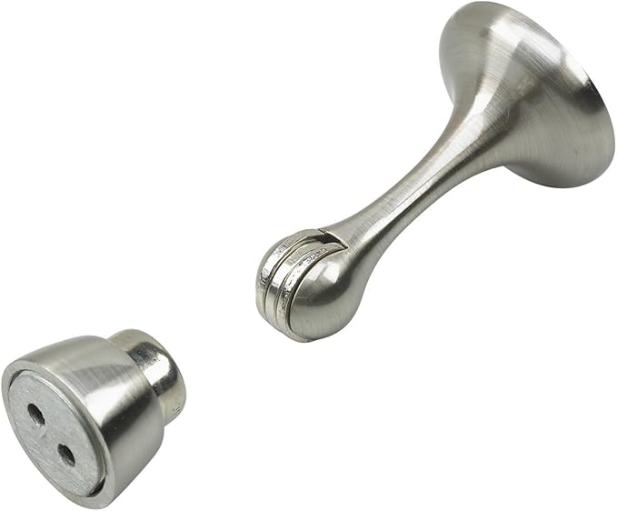 Richelieu Hardware 67NBR Onward 3-in Magnetic Door Stop, Brushed Nickel by Richelieu+Hardware