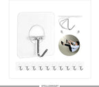 Easenest Adhesive Wall Hooks Bathroom Kitchen 12 Packs Heavy Duty Nail Free - Image 3