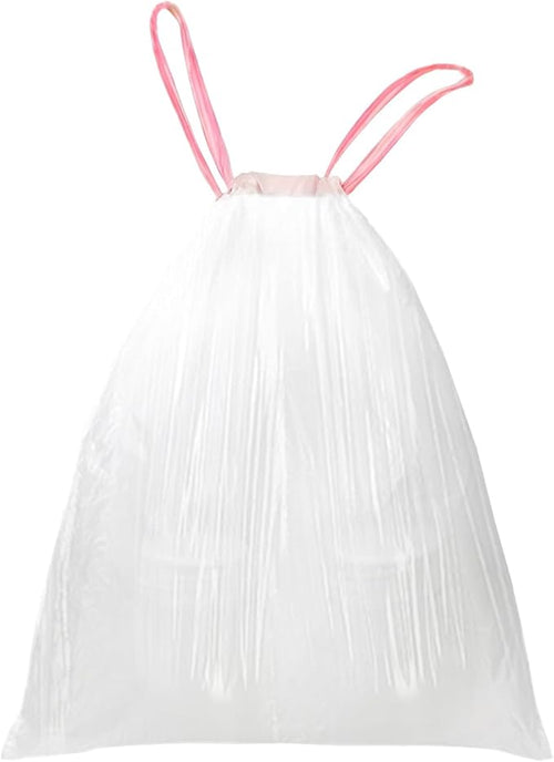 13 Gallon Trash Bags Drawstring, 63x70cm Size by BUYITNOW