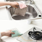12 Pack Cleaning Cloth Kitchen Cloth, Dish Towels Super Absorbent Coral Velvet - Image 5