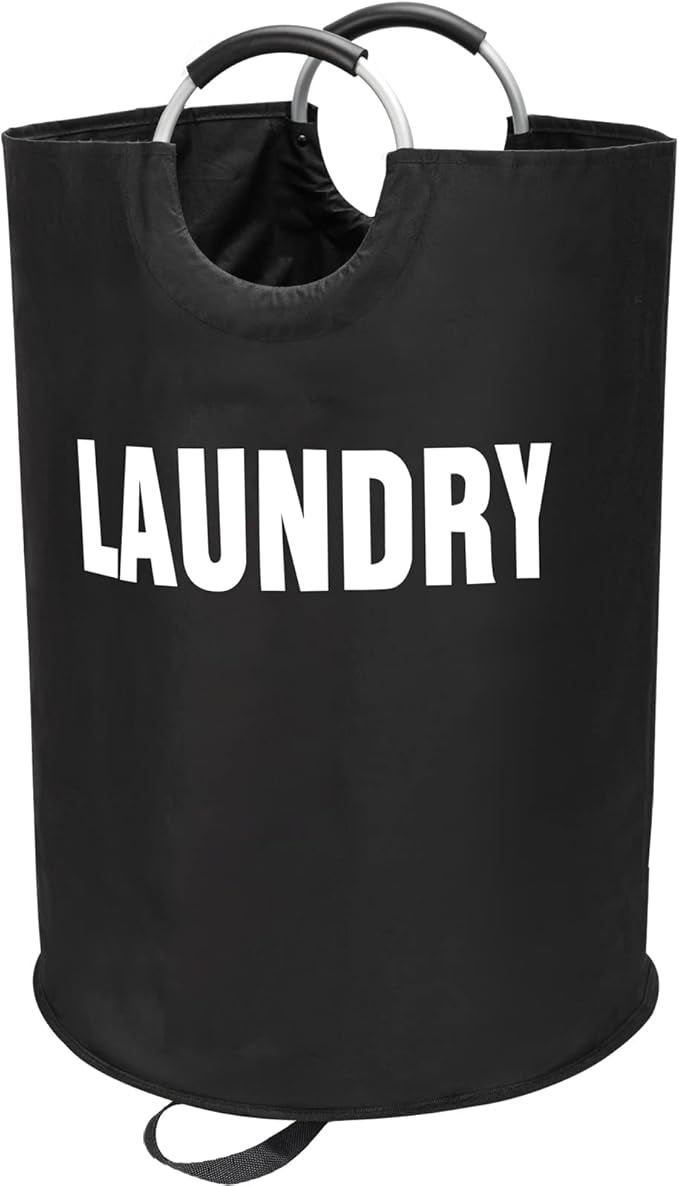 160L XX-Large Laundry Basket, Freestanding Tall Clothes Hamper, Collapsible by Maxsilan
