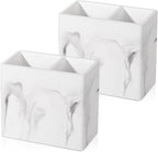 Diatomite Toothbrush Holder 2 Slots Tooth Brush Holder by Heagoale