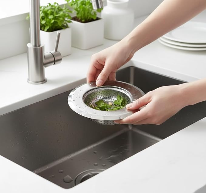 2-Pack 4.5 Inch Sink Strainers - Image 7