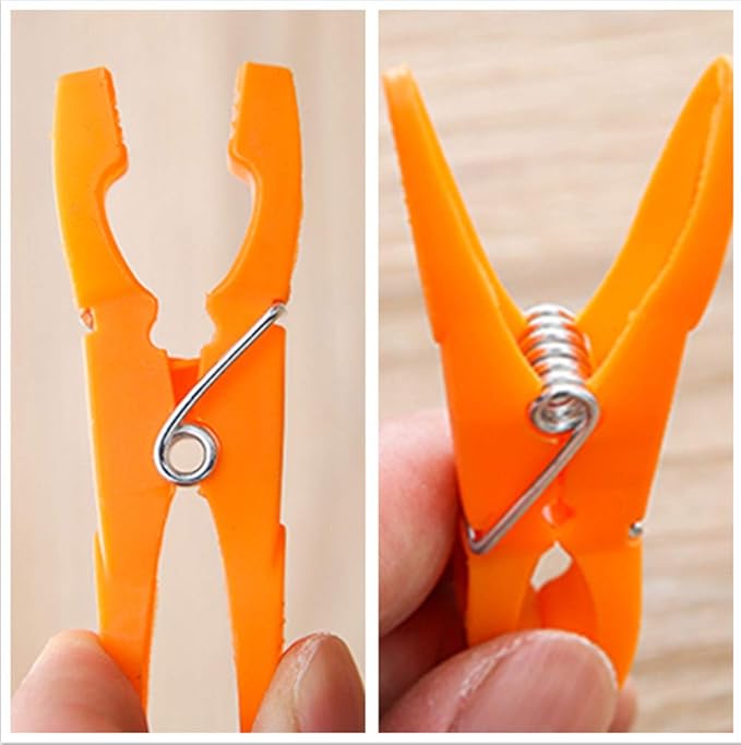 Strong Hanger Clips Wide Open Clothes Pegs Large Clothing Line Clothespin - Image 2