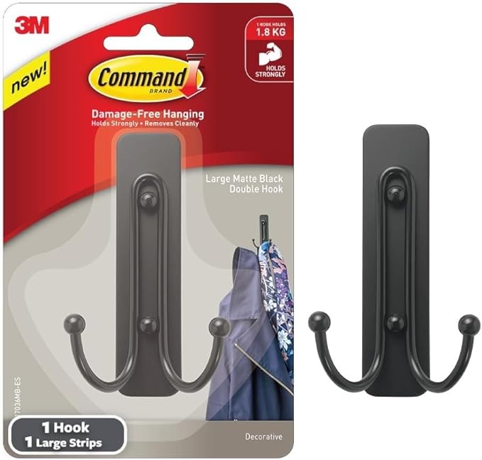 Command Large Wall Hooks, Damage Free Hanging Wall Hooks - Image 2