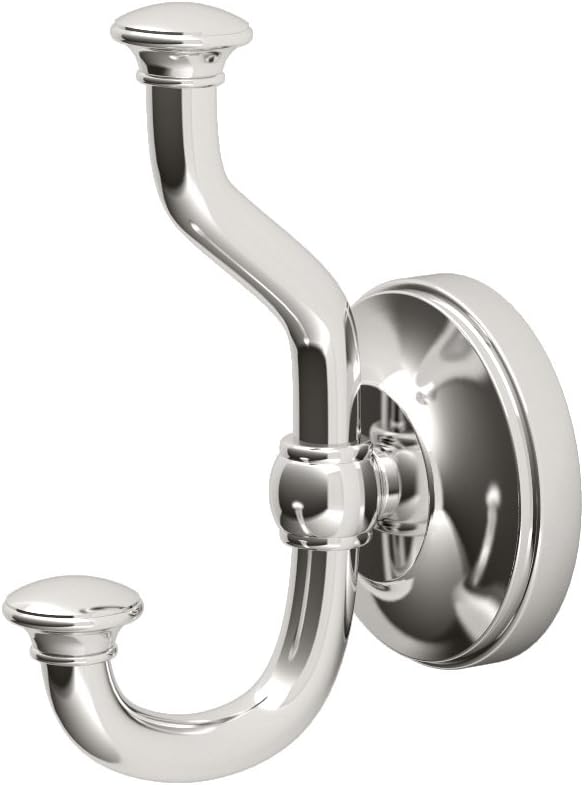 Gatco 4125 Tavern 2 Hook Twin Robe Hook, Wall Mounted Hook by Gatco