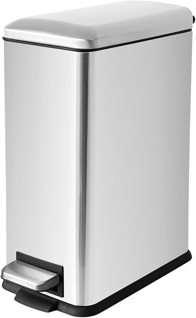 16.7L/ 4.4 Gallon Rectangular Slim Kitchen Trash Can by JM%C2%B7YIPENG