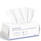 Disposable Face Towel, MSOEUESO Cotton Facial Tissues, Dry Face Cloths by MSOEUESO