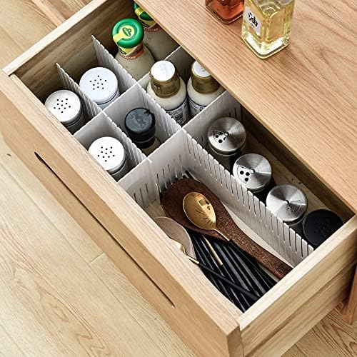 20PCS DIY Plastic Grid Drawer Dividers, Large Adjustable Drawer Storage - Image 3