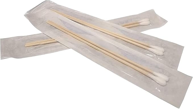 Vakly 200 Sterile Cotton Tipped Applicators 6’’ - Image 7
