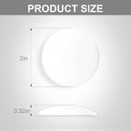 8 PCS Door Stoppers for Wall, Round Wall Shield Cushion - Image 2