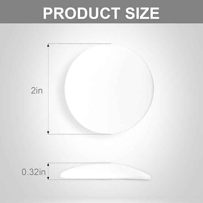 8 PCS Door Stoppers for Wall, Round Wall Shield Cushion - Image 2