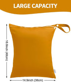 babygoal Travel Laundry Bags 2 Pack, Gym and Swimming-Washable Waterproof Wet - Image 3