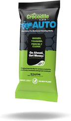 Crocodile Cloth Auto Cleaning Wipes – 10 XL Disposable Wipes by CrocodileCloth