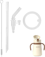 Evorie Replacement Straw Set for 11 Oz Stainless Steel Sippy Cup, Includes by Evorie