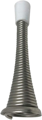 Litepak Spring Door Stop 3" Premium Heavy Duty Stopper Steel w/Plastic Bumper - Image 2