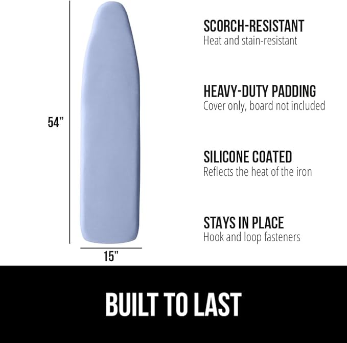 GORILLA GRIP The Original Ironing Board Cover and Pad, Silicone Coating - Image 2