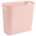 rejomiik Small Trash Can, 3.5 Gallon Garbage Can Slim Waste Basket Plastic by rejomiik