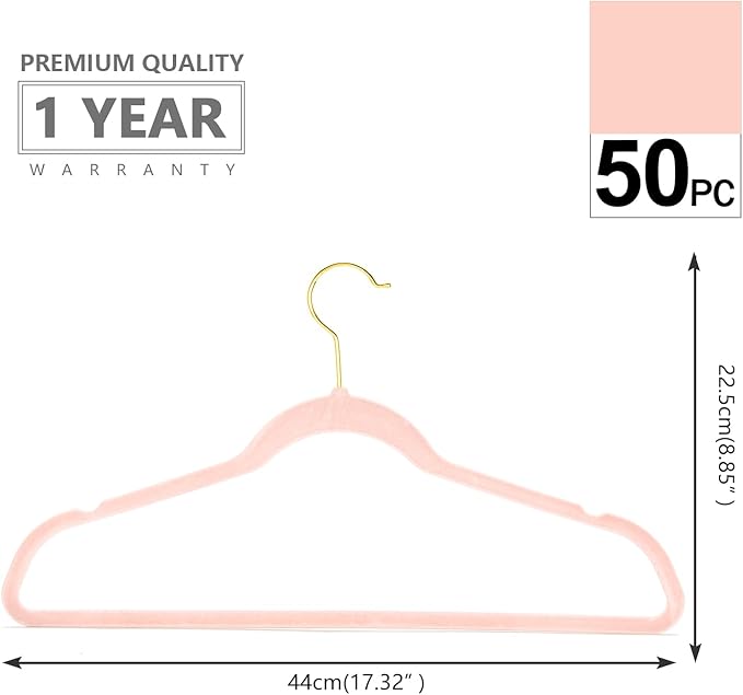 MIZGI Premium Velvet Hangers Heavyduty - Image 2