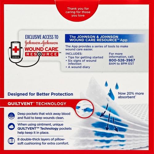 Band-Aid Brand Cushion Care Non-Stick Gauze Pads, Individually-Wrapped - Image 3