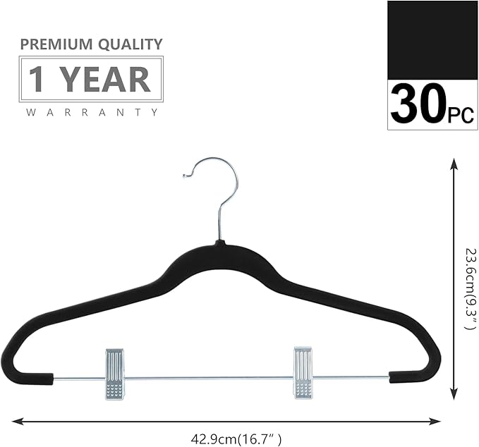 MIZGI Premium Velvet Pants Hangers - Image 2