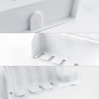 2 Pack 5 Slots Wall Mount Toothbrush Holder - Image 2