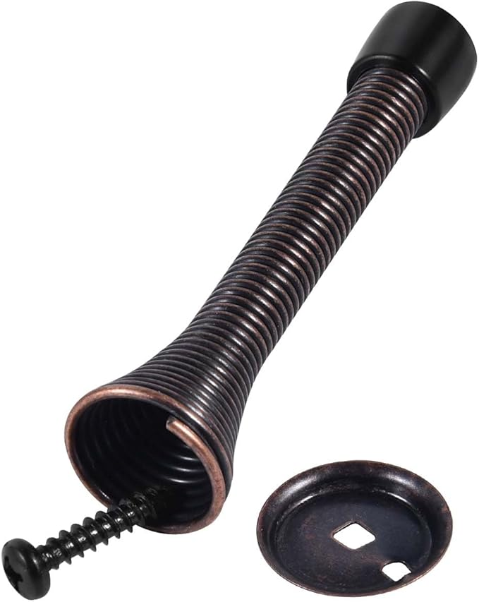 24 Pack Spring Door Stops 3 1/4 Inch Flexible Heavy Duty Spring Door Stopper - Image 7