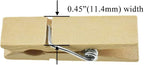 HAHIYO Wooden Clothes Pins Clothespins Wide Do NOT Fall Apart 1.77 inches - Image 3