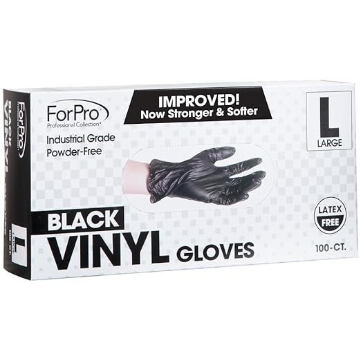 ForPro Professional Collection Disposable Vinyl Gloves, Industrial Grade - Image 3
