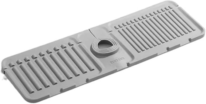 Sink Faucet Absorbing Mat, Kitchen Sink Splash Guard Longer Silicone Sink by Unknown