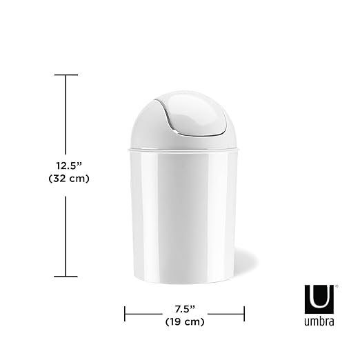 Umbra Mini 1-1/2-Gallon Swing-Top Waste Can - Image 6