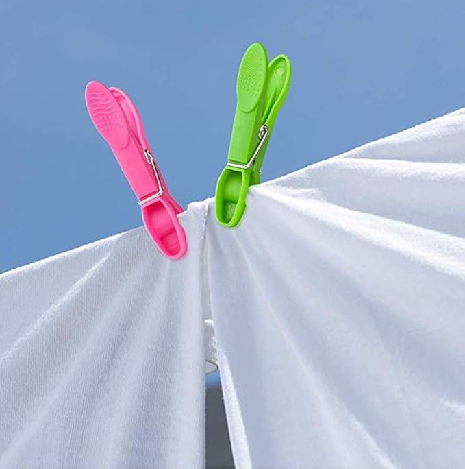 Sturdy Clothesline Pins for Drying Clothes Large Plastic Clothespins Hanger - Image 4