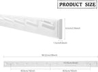 2PCS Coat Rack Wall Mounted, Long 38'' Wooden Wall Coat Hooks - Image 3