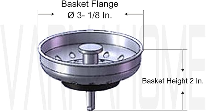Kitchen Sink Basket Strainer Replacement - Image 4