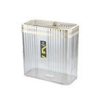 Bathroom Trash Can with Lid3.5 Gallon Garbage Can，for Bedroom, Plastic Slim by Unknown