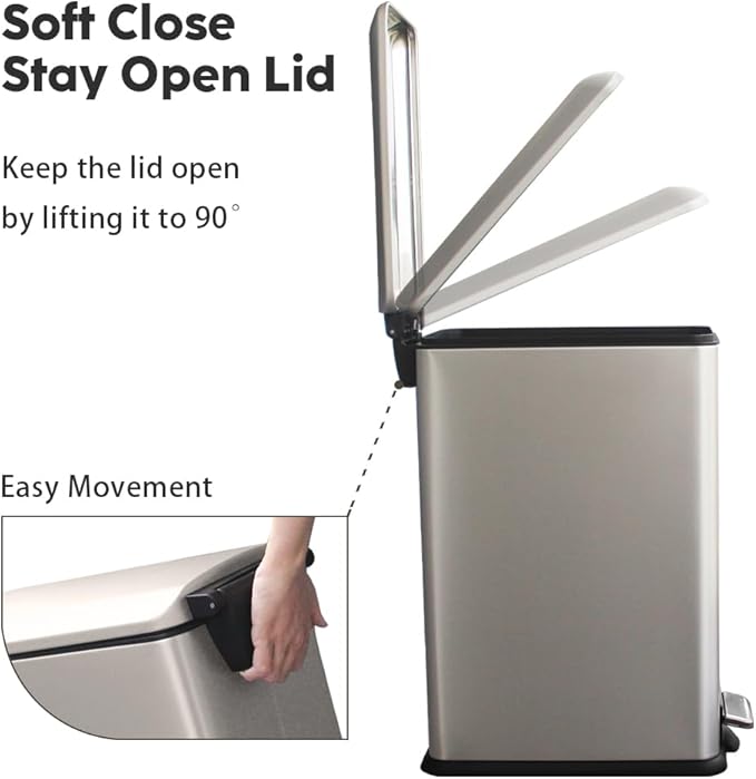 Bathroom Bin 10L, Small Kitchen Bins - Image 4