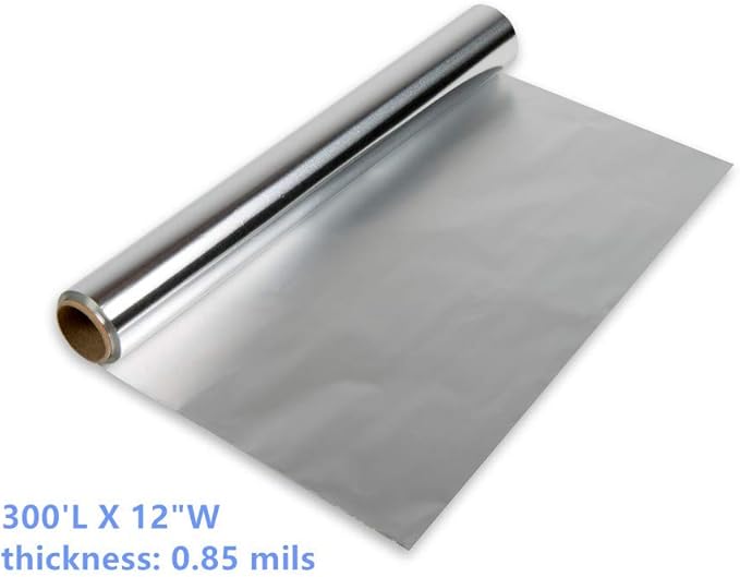 Heavy Duty Aluminum Foil, Food Grade Aluminum Foil Roll 12 Inches X 300 Feet - Image 4